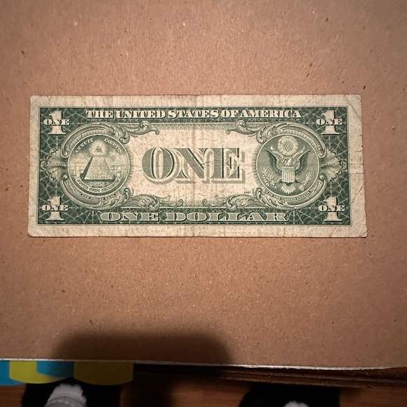 1935 Series G blue Silver Certificate $1 - Picture 5 of 8